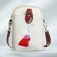 thumbnail image 1 of Bolso con tarjetero para mujer, bolso diario ligero de piel sintética para mujer, color blanco, 1 of 8