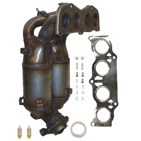 OE Replacement for 2001-2003 Toyota Highlander Left Catalytic Converter with Integrated Exhaust ...