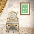 thumbnail image 3 of Aesthete 11x14 Gold Ornate Wood Framed with Double Matting Museum Art Print Titled - Dinosaurs Green, 3 of 4