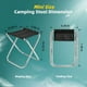 thumbnail image 4 of Mini taburete de camping ultraligero con bolsa de transporte, soporta hasta 132 libras 280 g, silla de camping ligera y plegable para viajes, senderismo, pesca, barbacoa, playa,, 4 of 5