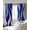 Blue, variant on Red White Moire Blackout Curtains for Bedroom/Living Room, Thermal Insulated Kitchen Curtains, Modern Abstract Art Grommet Darkening Window Treatment Drapes 52"x63"x2
