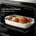 thumbnail image 4 of This ceramic baking dish is oven-safe, measures 9x13 inches, has a capacity of 4.3 quarts, features handles, is durable, and suitable for baking and roasting various foods; it is ivory-colored., 4 of 8