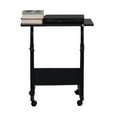 thumbnail image 4 of Removable Adjustable Side Table - P2 15MM Chipboard & Steel, Small Stylish for Home Office, Height-Adjustable, Black(Small), 4 of 8