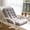 Gray-Free Size/GY, variant on Integrated Seat Backrest Cushion 33.46In Thickened High Resilience Filling Lumbar Support No Deformation Cushion for Office Chair Folding Chair Balcony Outdoor Living Room Study Long Hour Sitting