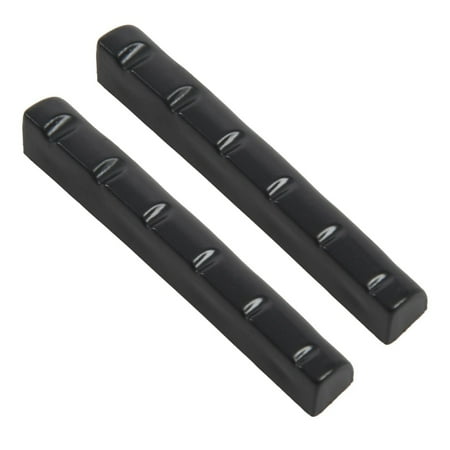 

2X PT606000 XL Black Self-Lubricating Slotted Nut