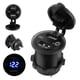thumbnail image 4 of Cargador De Coche Enchufe De Mechero Cargador USB Dual Con Botón Táctil Voltímetro 1224V 2.1A+2.1A Negro, 4 of 7
