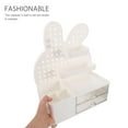 thumbnail image 4 of WHAMVOX Bunny Shaped Pegboard Desk Organizer with Drawers Pegboard Storage Rack Pegboard Shelf Pen Drawer Box for Office Supplies Stationery Headband, 4 of 7