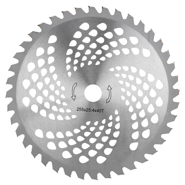 Cuchilla para desbrozadora NikouMX Acero al manganeso 40T hoja circular 25,5 cm