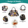 thumbnail image 3 of FORMRS Insulated Lunch Bag Unisex Large Capacity with Shoulder Strap, Colorful Flowers, 3 of 6