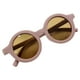 thumbnail image 2 of Gafas de sol retro para niños, lindas gafas redondas para niños pequeños, para playa, color morado Violeta, 2 of 6