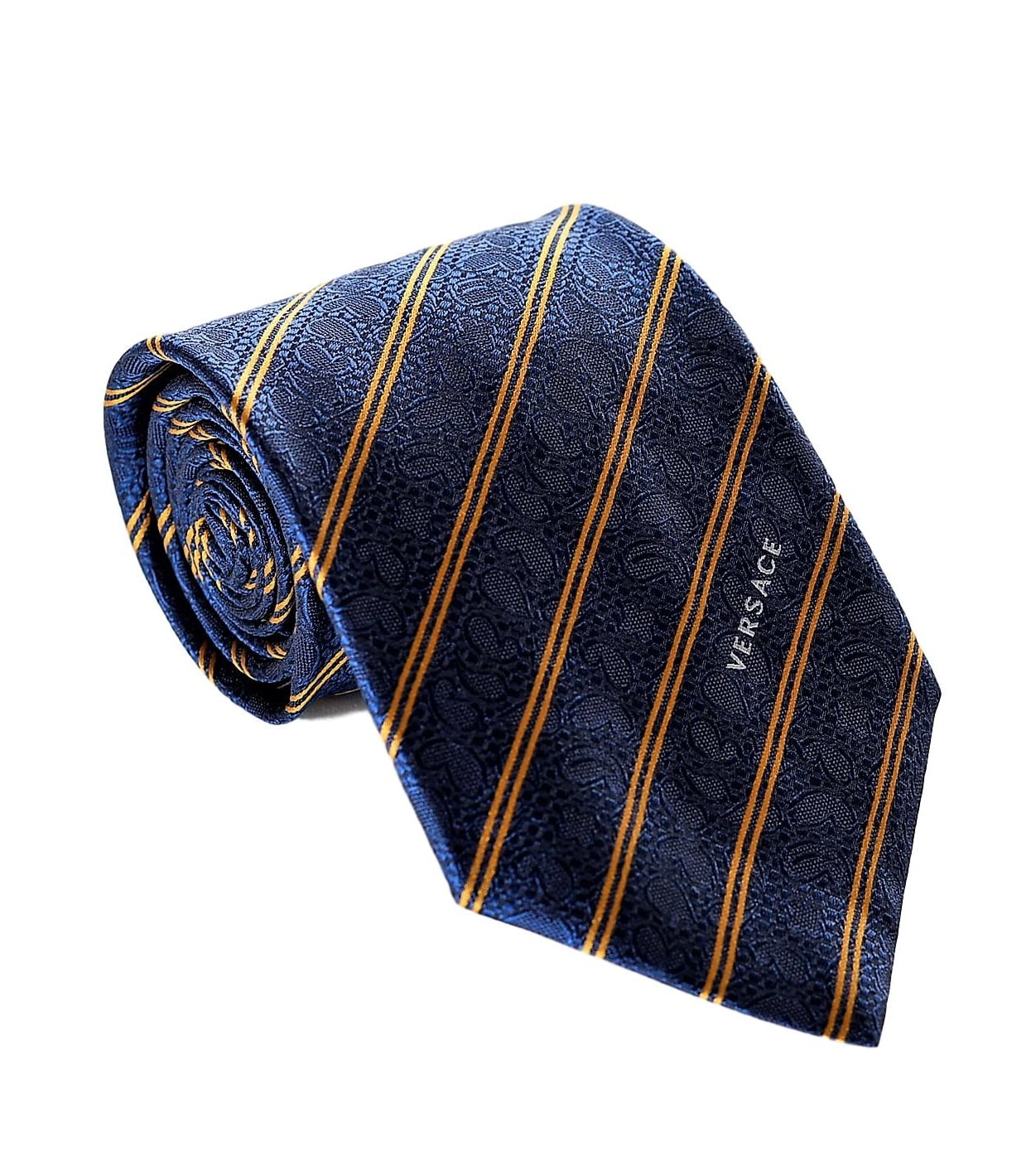 Versace Versace Men's Striped Paisley Woven Silk Necktie Walmart