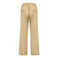thumbnail image 4 of Lumtrix Women Cotton Linen Summer Palazzo Pants Drawstring Waist Wide Leg Lightweight Beach Trousers with Pockets Khaki S, 4 of 4
