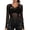 L199-Black, variant on xfsWaSs Womens Mesh Tops Sheer See Through Long Sleeve Shirts V Neck Blouses Slim Fitted T Shirts Fashion Fall Going Out Tops