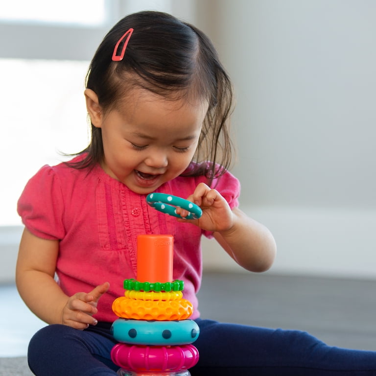 Sassy Stacks of Circles Stacking Ring Toy, 9 Piece photo 7