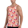 thumbnail image 2 of Fotbe Bunny And Strawberry Pattern Men's Quick Dry Workout Tank Top Gym Muscle Tee Fitness Bodybuilding Sleeveless T Shirt Breathable Workout Shirt-4X-Large, 2 of 9