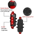 thumbnail image 2 of Bike Lights Front and Back Set,Bicycle Light Installs in Seconds Without Tools,Headlight & Tail Rear Light,USB Rechargeable Bicycle Lamp,Waterproof,LED Safety Flashlight Cycling Accessories, 2 of 7