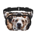 thumbnail image 1 of Easygdp Realistic Cute Puppy Fanny Packs para Mujeres y Hombres, Bolsa de Cinturón, Bolsos de Cruz para Trabajo/Correr/Senderismo, 1 of 9