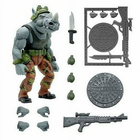 UPC: 0811169039288 | TMNT Ultimates Rocksteady 7 Figure Teenage Mutant Ninja Turtles