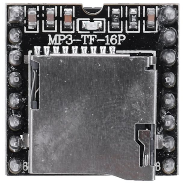 Módulo Dfplayer Mini módulo de reproductor de MP3 DF, compatible con tarjeta TF, placa de módulo de reproductor de disco en U para Arduino