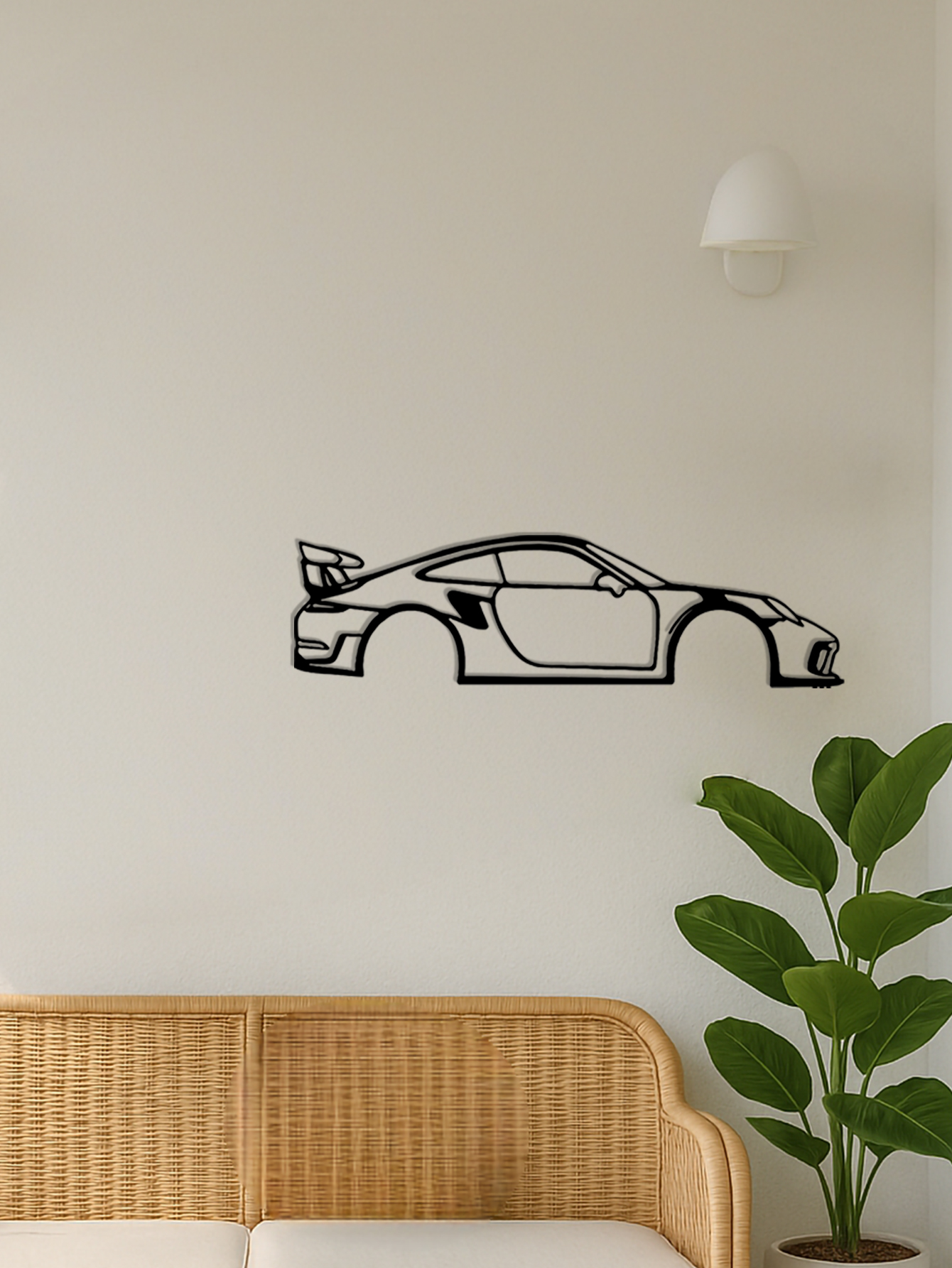 Metal Wall Adornment, Car Art for Children's Rooms, Kindergartens, Living Rooms, Nurseries & Bedroom