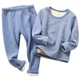 thumbnail image 5 of Sujetadores cálidos para niños, traje grueso con forro polar, abrigo de otoño, pantalones, Base de invierno para niñas, conjunto de 2 piezas a la moda, 5 of 5