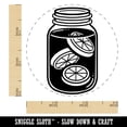 thumbnail image 2 of Sun Tea in a Mason Jar Self-Inking Rubber Stamp Ink Stamper - Purple Ink - Small 3/4 Inch, 2 of 7