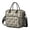 Silver-7, variant on Hippie Retro Style Symmetrical Picnic Bag - Multi-Pocket Leakproof Cooler Tote