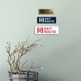 thumbnail image 4 of Basic Exit Route Sign (Brushed Gold) - Medium, 4 of 4