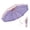 Pink&Purple, variant on Floral Edge Compact Umbrella Folding Anti-UV Parasol with Hook Handle Sunproof Rainproof & Windproof Umbrella