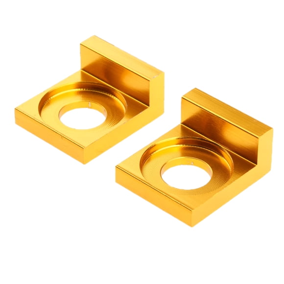 Almencla Bloc Tendeur de Réglage de Chaîne en Alliage de 15 Mm pour Dirt Bike ATV Gold