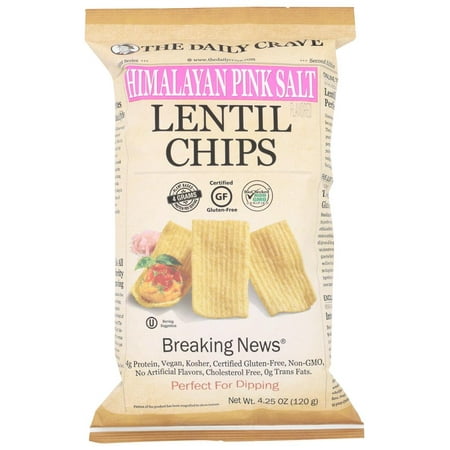 HIMALAYAN PINK SALT FLAVORED LENTIL CHIPS, HIMALAYAN PINK SALT