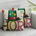thumbnail image 3 of nygtbtfer Christmas Pillow Set of 2, Pink Decorative Throw Pillowcases Holiday Cushion Cases Decoration for Home Party Sofa Couch White, 3 of 7