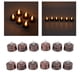 thumbnail image 4 of Velas LED, Velas LED Sin Llama, Seguras, Galvanizadas, Color Bronce Antiguo Para Café Para Reuniones Familiares ANGGREK Otros, 4 of 8