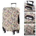 thumbnail image 5 of Beige Cow Flower Pattern Luggage Cover Fashion Suitcase Cover Baggage Covers Fit 25-28 Inch Luggage (Go Travel), 5 of 5