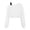 A-White136, variant on JAJAHO Girls Off The Shoulder Crop Tops Asymmetrical Long Sleeve Solid Color T Shirt Spring Summer Basic Tee For Kids Teens 7-16Y Versatile Top