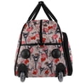 thumbnail image 3 of Rolling Duffel Bag 21 Inch Carry On Travel Duffel Bag with Wheels Pink, 3 of 4