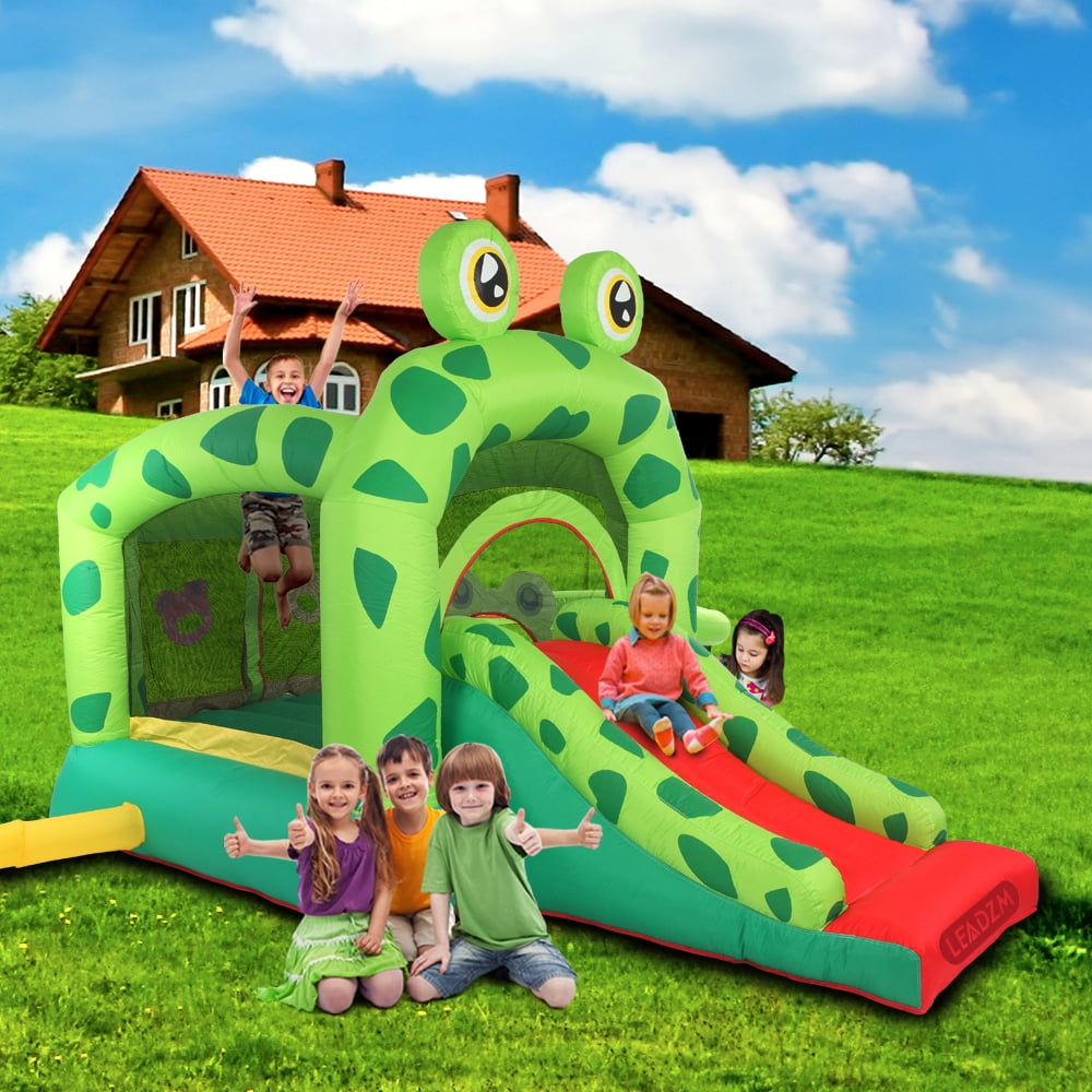 LEADZM BH-060 Frog Inflatable Castle Bounce House Outdoor Bounce Castle