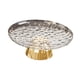 thumbnail image 4 of Frutero redondo con base, ideal para decorar mesa, cocina, encimera u oficina. Blanco y dorado, 4 of 9