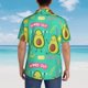 thumbnail image 4 of Fotbe Avocado Work Out Camisa Hawaiana para Hombre Unisex – Camisa Casual de Verano con Botones de Manga Corta de Algodón y Lino,Medium, 4 of 7