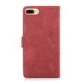 thumbnail image 6 of Feishell for iPhone 7 Plus/8 Plus Wallet Case with Wrist Strap, [Butterflies & Orchid Embossed] Premium PU Leather Magnetic Clasp Cover with Card Slots Kickstand Flip Phone Case for Women Men,Red, 6 of 7