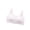 solid color, variant on LYMAYTER Big Girls Sports Bra 9-13 No-Wire Cotton Tank for 75-90A Teen Breathable Solid Color Training Bra
