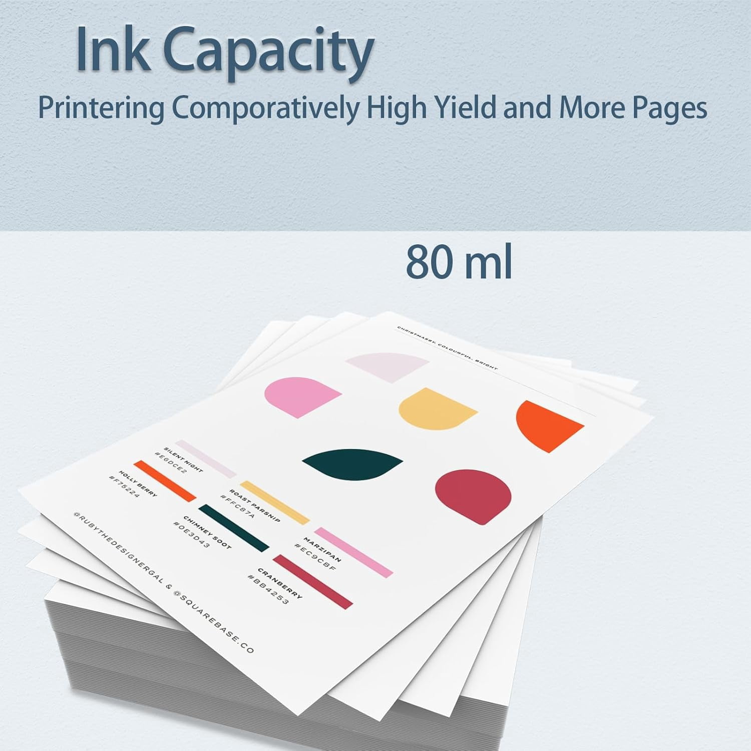 T580 Ink Cartridge T5801-T5809 Ink Cartridge with Chip Compatible with EPSON T580 Toner Stylus Pro 3800 Printer(9 Packs)