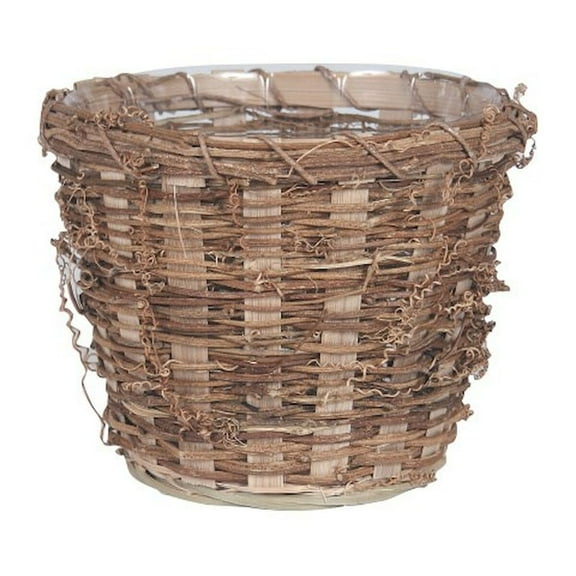 Unbranded Brown Woven Vine Planter