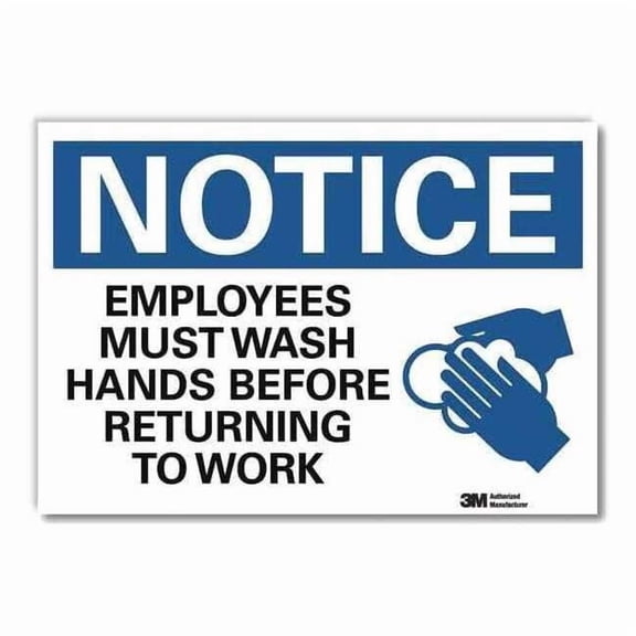 Lyle Notice Sign,10x14in,Reflective Sheeting U1-1045-RD_14X10