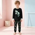thumbnail image 2 of UAYOTSE Boys Long Sleeve Pajama Set Dinosaur Space Rocket Pattern 2‑Piece Cozy Kid Nightwear Size 7-8 Years, 2 of 8