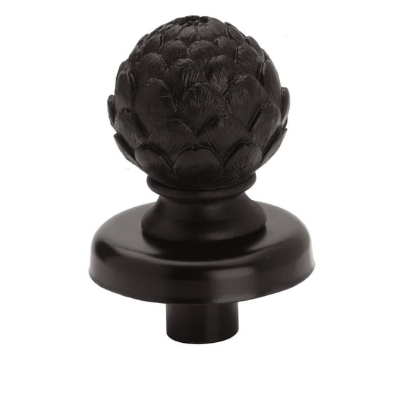 Boutique Black Artichoke Finial for Dressmaker Forms