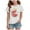 White, variant on Gubotare T Shirts for Girls Girls' Casual Short Sleeve T Shirts Kids' Loose Soft Tops (Sky Blue,Size 7-8 Years)