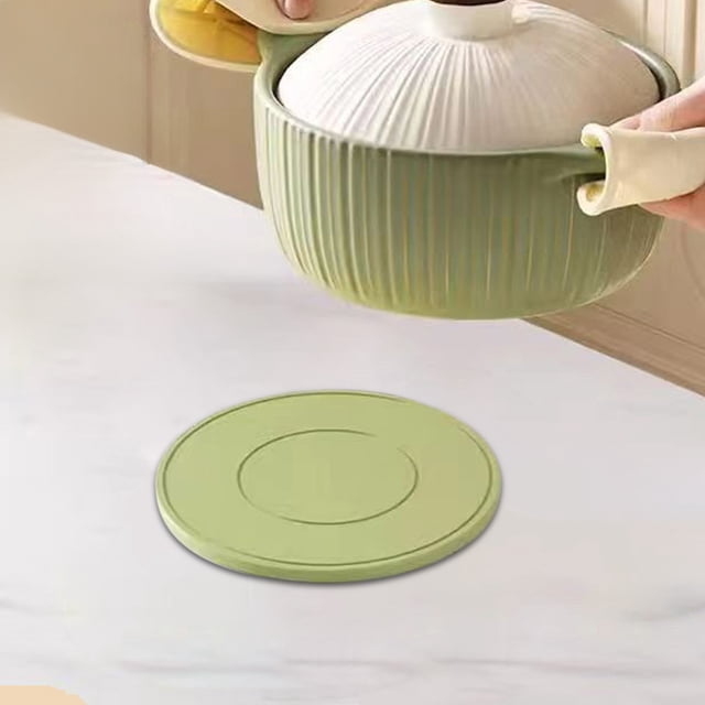 Fiudx Almohadilla Aislante de Silicona, Mantel Individual Resistente a Altas Temperaturas, Tapete Multiusos para Ollas y Cuencos, Uso Doméstico En La Cocina, Tamaño 16 X 16 Cm, Material de Pvc Durade