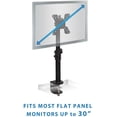thumbnail image 3 of Mount-It! Support de Bureau pour Moniteur LCD Simple Hauteur Réglable Inclinaison Pivotant VESA 50, 75, 100 Compatible 22, 23, 24, 27, 30, 3 of 5