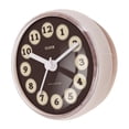 thumbnail image 4 of Reloj de pared para ducha compacto, antivaho, impermeable, pequeño, con ventosa Estilo E, 4 of 9